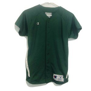 Champion Youth Jersey Prospect Baseball Double Dry Short Sleeve Green Size M